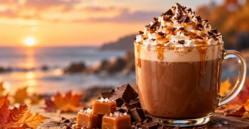 Autumn Coast Mocha (Salted Caramel, Dark Choc)
